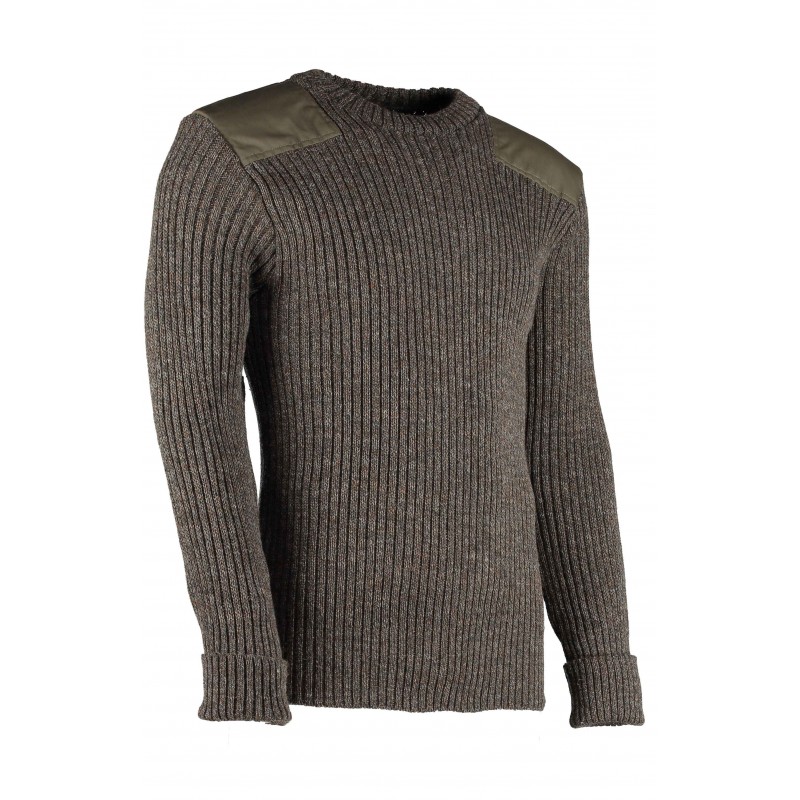Wooly pully nato crew neck sweater