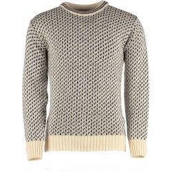 Classical Norwegian patterned crew neck sweater