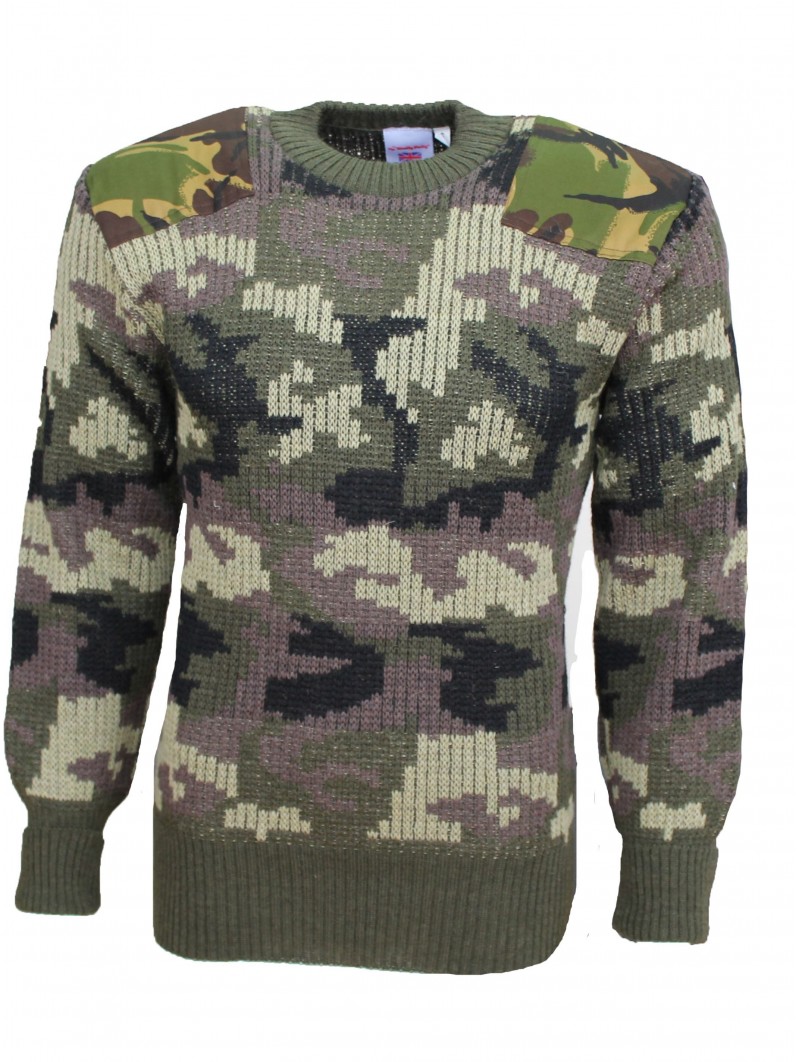 Woodland Camouflage Woolly Pully 